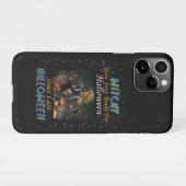 魔女はハロウィンの準備ができている iPhoneケース (裏面横)