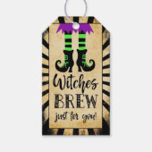 魔女はハロウィーンのパーティーの好意を醸成する ギフトタグ (正面)