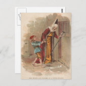 魔女はハンセルを厩舎に入れました ポストカード (正面/裏面)