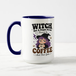 魔女は人ではない コーヒー スパイト ネイビー ラージ マグカップ