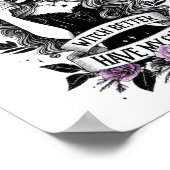 魔女は俺のコーヒおもしろいー魔女を許せ ポスター (角)