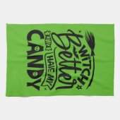 魔女は私のお菓子を持った方がいい キッチンタオル (横)