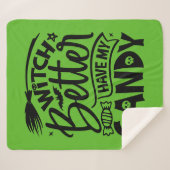 魔女は私のお菓子を持った方がいい シェルパブランケット (正面(横))