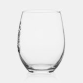 魔女は私のお菓子を持った方がいい ステムなしワイングラス (左)