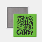 魔女は私のお菓子を持った方がいい マグネット (正面/裏面)