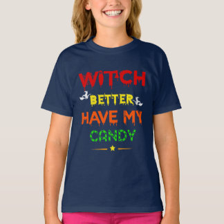 魔女は私のお菓子を持った方がいい Tシャツ