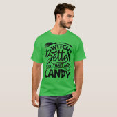 魔女は私のお菓子を持った方がいい Tシャツ (正面フル)