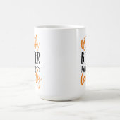 魔女は私のキャンディのハロウィーンを持っている方がよい コーヒーマグカップ (中央)