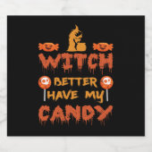 魔女は私のキャンディを持っている方がいい スパークリングワインラベル (シングルラベル)