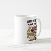 魔女は私のティーコテージコア茶を持っている方がよい コーヒーマグカップ (正面右)