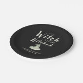 魔女は結婚する ハロウィン ブライダル シャワー ペーパープレート (アングル)