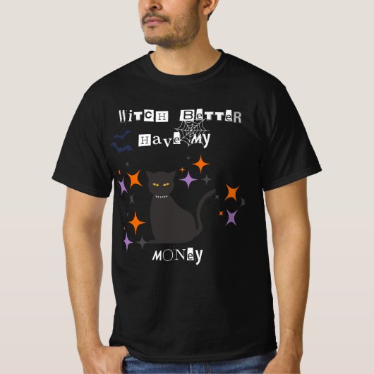 魔女は金を持った方がいい Tシャツ (正面)