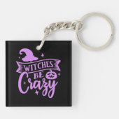 魔女は黒熱狂すると紫 キーホルダー (裏面)
