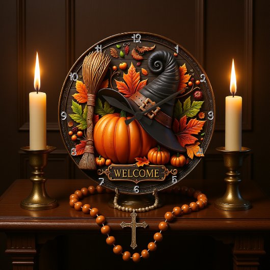 魔女へようこそ ラージ壁時計