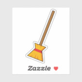 魔女ほうき シール (シート)