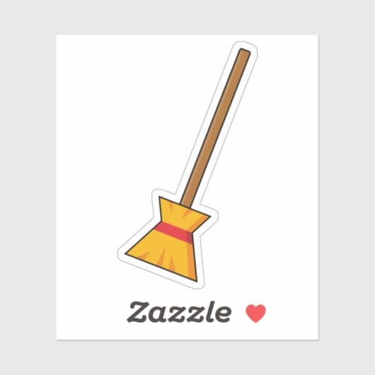 魔女ほうき シール (シート)