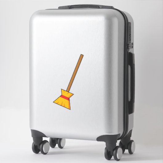 魔女ほうき シール (スーツケース)