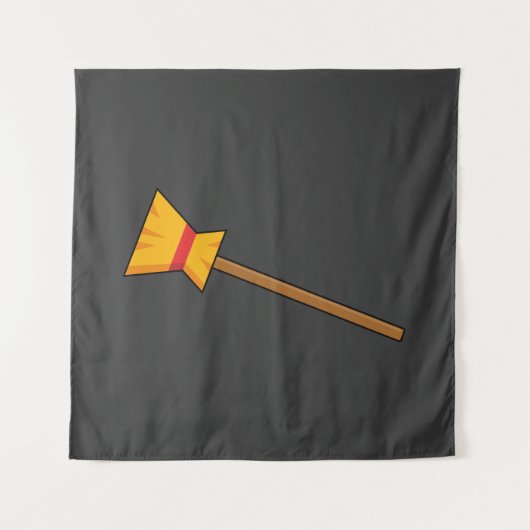 魔女ほうき タペストリー (正面(横))