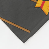 魔女ほうき フリースブランケット (角)