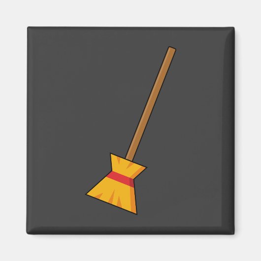 魔女ほうき マグネット (正面)