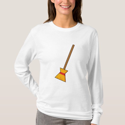 魔女ほうき Tシャツ (正面)