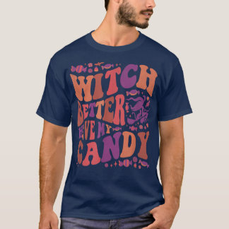 魔女より私のキャンディーハロウィーンを持っている2618 Tシャツ
