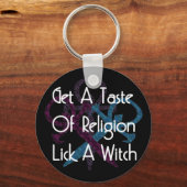 魔女をなめる キーホルダー (正面)