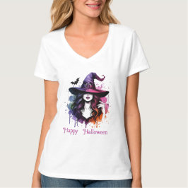魔女をテーマにしたハロウィーンコスチューム Tシャツ