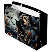 魔女をテーマにしたハローウィンパーティ ラージペーパーバッグ (裏面アングル)