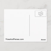 魔女をトリックまたは治療する ポストカード (裏面)