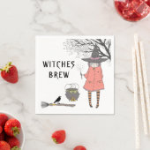 魔女を醸造不気味する スタンダードカクテルナプキン (インサイチュ)