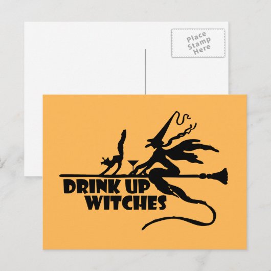 魔女を飲み干す ポストカード (正面/裏面)