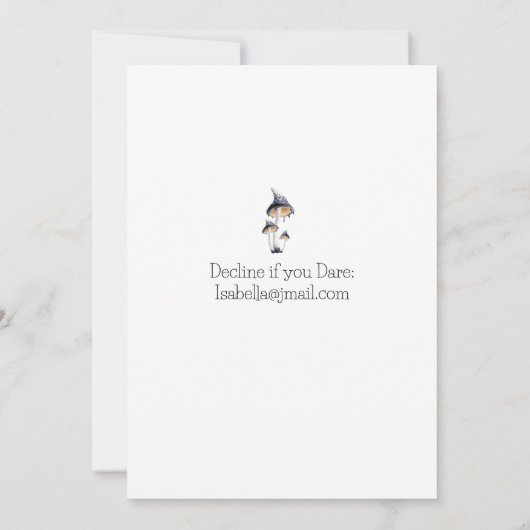 魔女を飲み干す 招待状 (裏面)