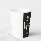 魔女を飲む面白いハロウィーンブラック 紙コップ (右)