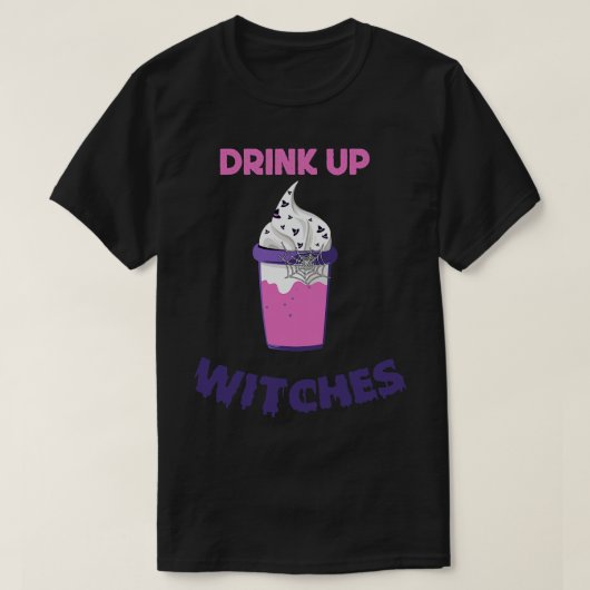 魔女を飲む1 Tシャツ (デザイン正面)