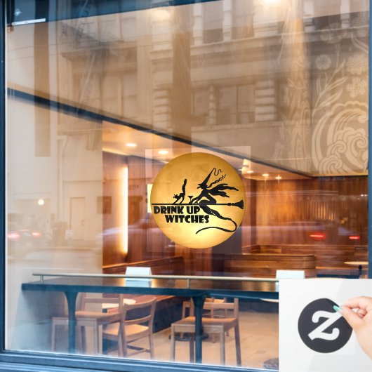 魔女を飲む ウィンドウサイン (カフェ窓)