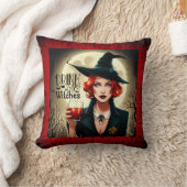 魔女を飲む クッション (ブランケット)