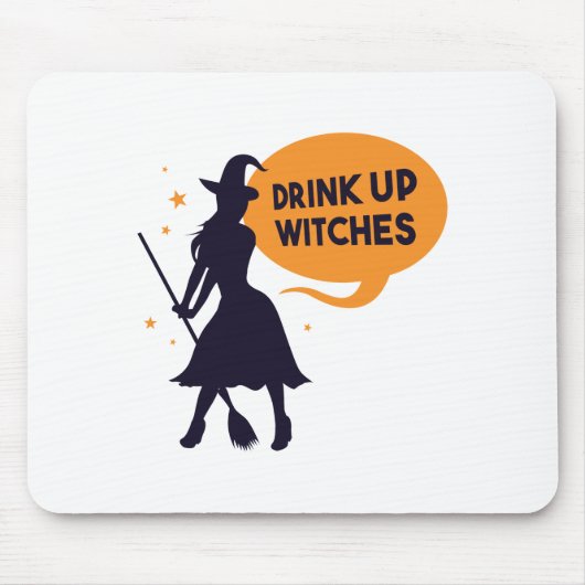魔女を飲む マウスパッド (正面)