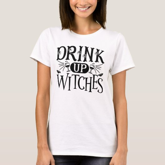 魔女を飲む Tシャツ (正面)