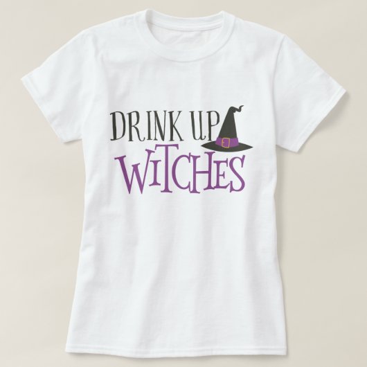 魔女を飲む Tシャツ (デザイン正面)