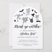 魔女を飲め!お洒落ブライダルシャワー写真 招待状 (正面)