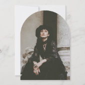 魔女を飲め!お洒落ブライダルシャワー写真 招待状 (裏面)