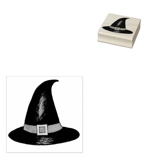 魔女ウィッチハットハッピーハローウィン衣装パーティー ラバースタンプ (押印)