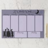 魔女ウィークプランナー ペーパーパッド (インサイチュ)