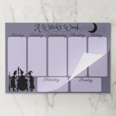 魔女ウィークプランナー ペーパーパッド (折り畳み)