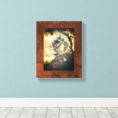 魔女ウォールアート キャンバスプリント (インサイチュ (ウッドフロア))