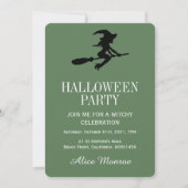 魔女オンブロムスティックハローウィンパーティ 招待状 (正面)