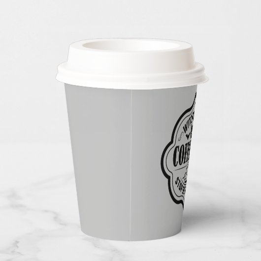 魔女カッコいいがコーヒー会社ハロウィーンを作る 紙コップ (右)