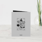 魔女カッコいい醸造用アド気持ちハロウィーンカード  カード (裏面)