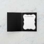 魔女カッコいい醸造用アド気持ちハロウィーンカード  カード (内部)